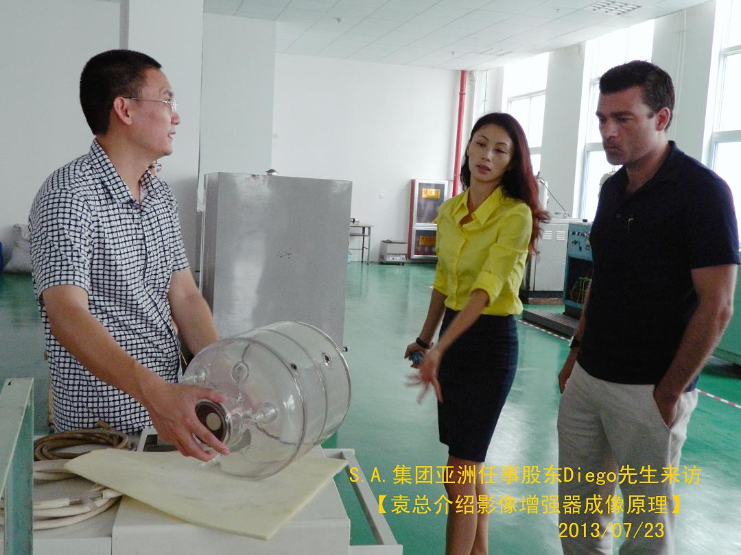 S.A.金融技术集团亚洲任氏股东Diego先生来我公司参观访问
