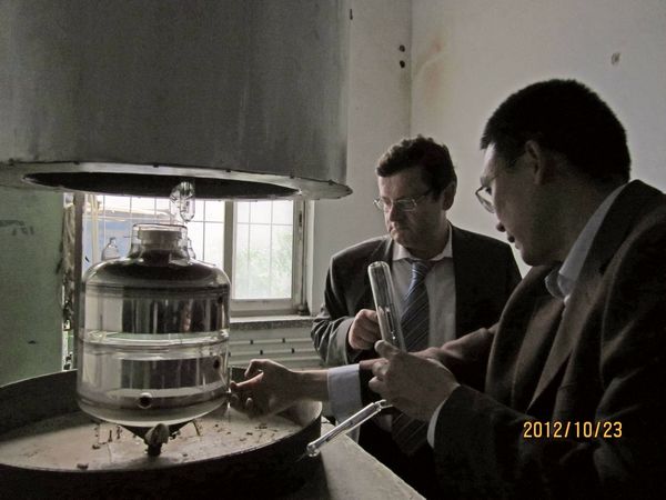 德国西门子影像增强器总工Mr.Brandner 行来我公司访问洽谈业务