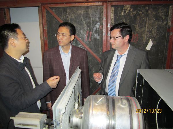 德国西门子影像增强器总工Mr.Brandner 行来我公司访问洽谈业务