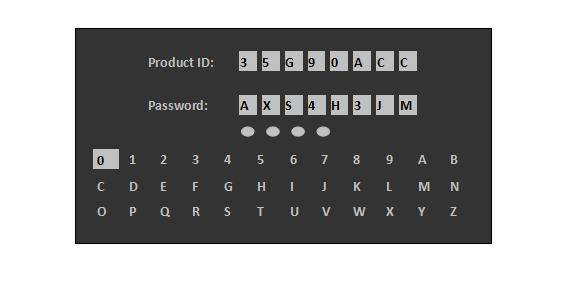 设备密码输入步骤
