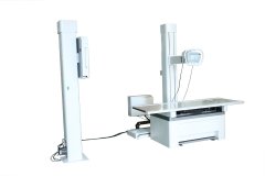 双立柱X光机的胸片架高度可以跟踪球管自动调整